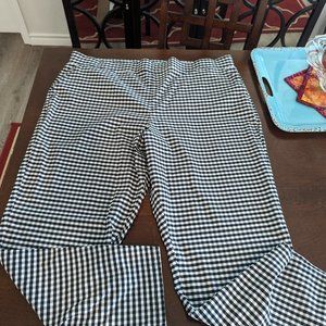 HUE 3x Black / White Check Pant - never worn / no tags